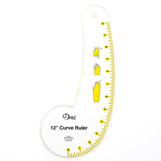 12" Curve Ruler with How-To Illustrations