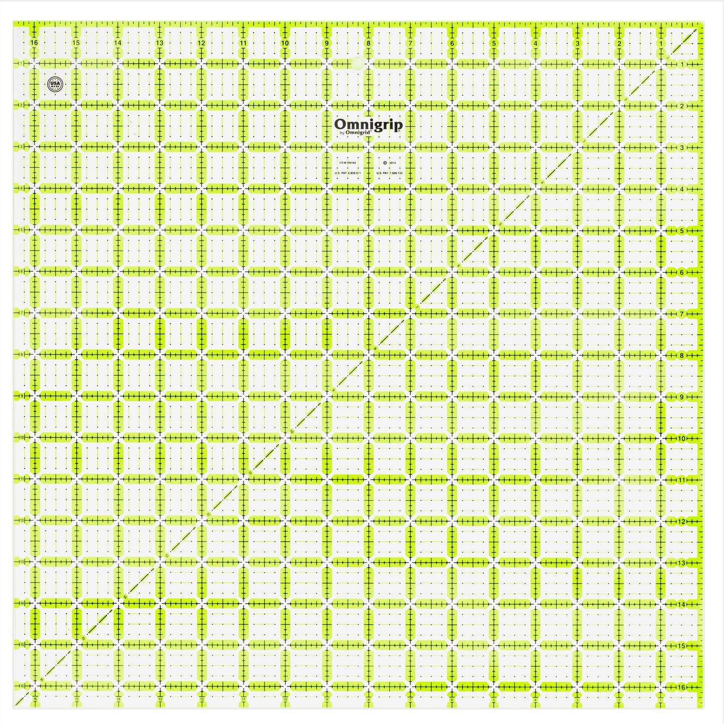 Neon Square Ruler, 16-1/2" x 16-1/2"