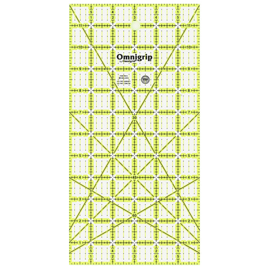 Neon Rectangle Ruler, 6" x 12"