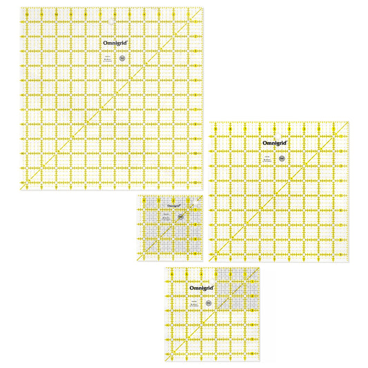 Square Ruler Value Pack (4-1/2", 6-1/2", 9-1/2", 12-1/2")
