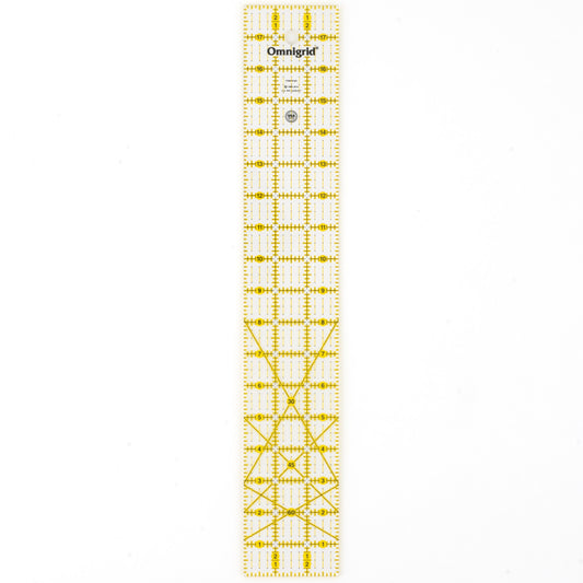 Rectangle Ruler with Angles, 3" x 18"