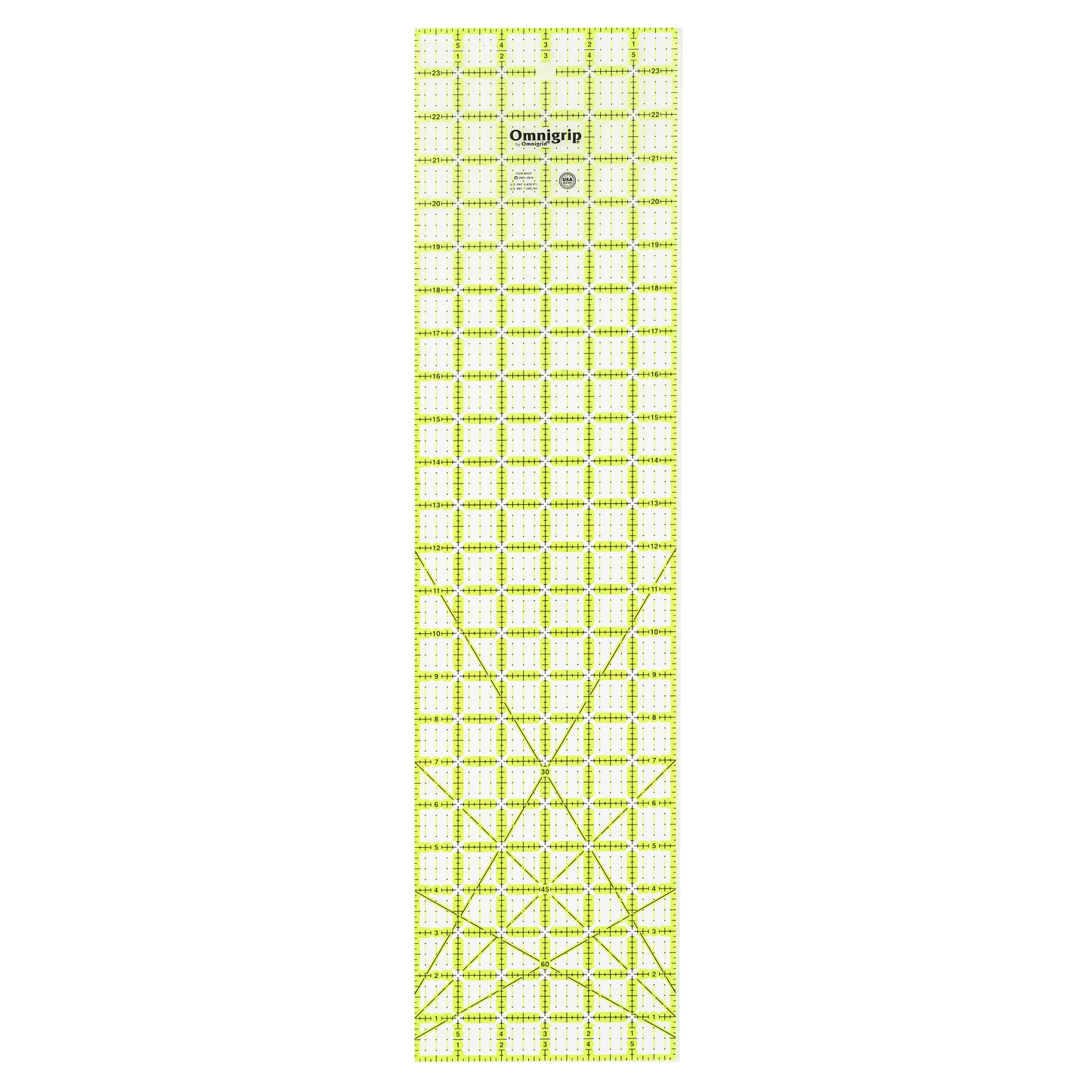 Neon Rectangle Ruler, 6" x 24"