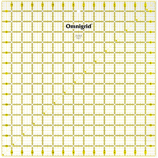 Square Ruler, 15" x 15"