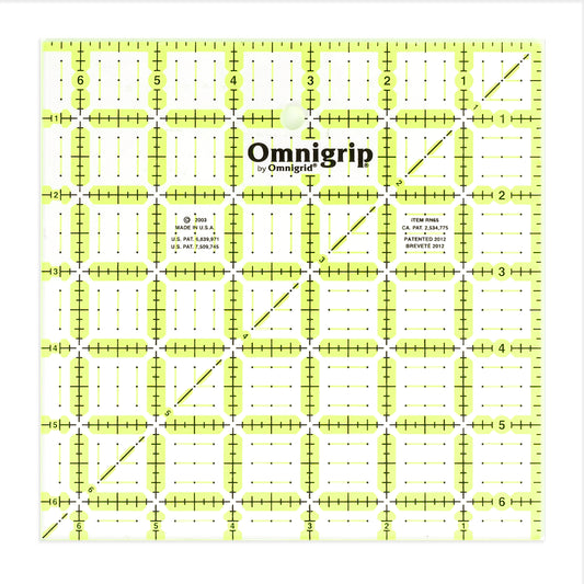 Neon Square Ruler, 6-1/2" x 6-1/2"