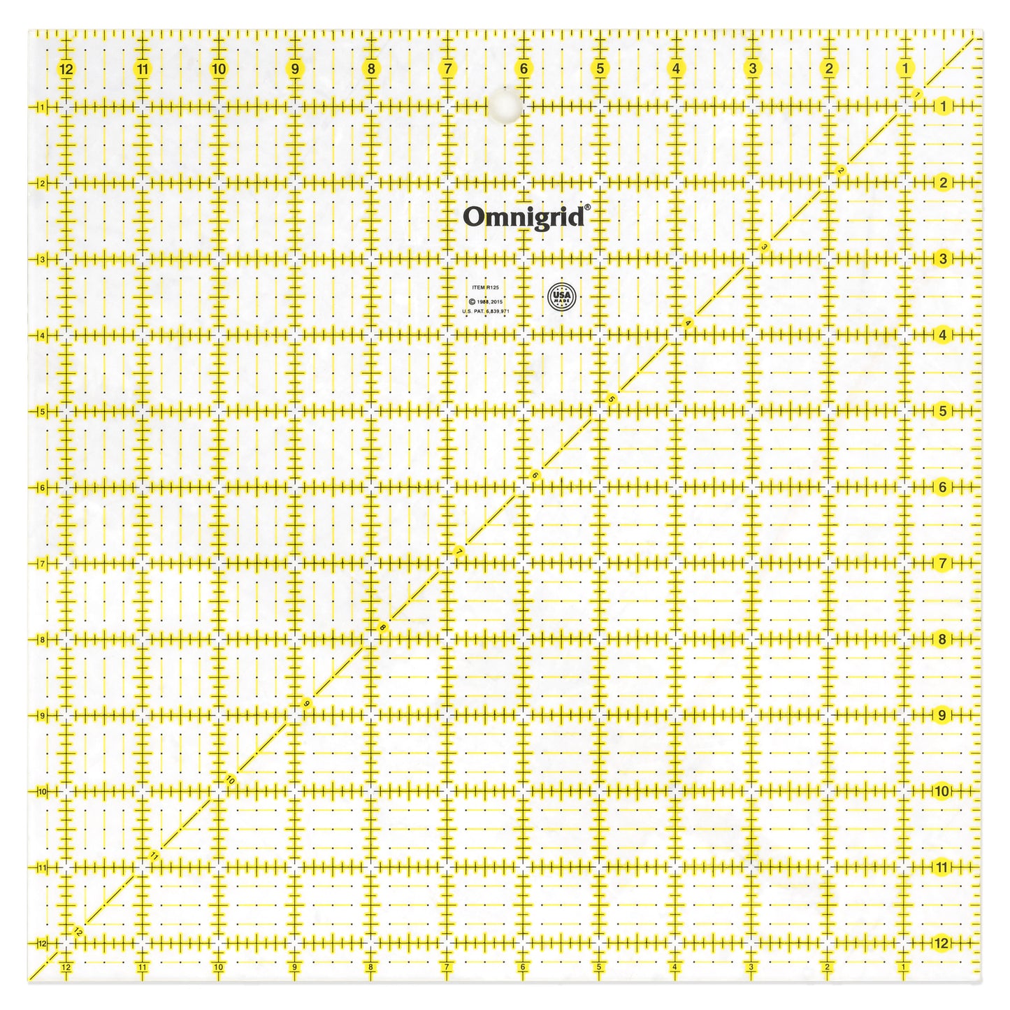 Square Ruler, 12-1/2" x 12-1/2"