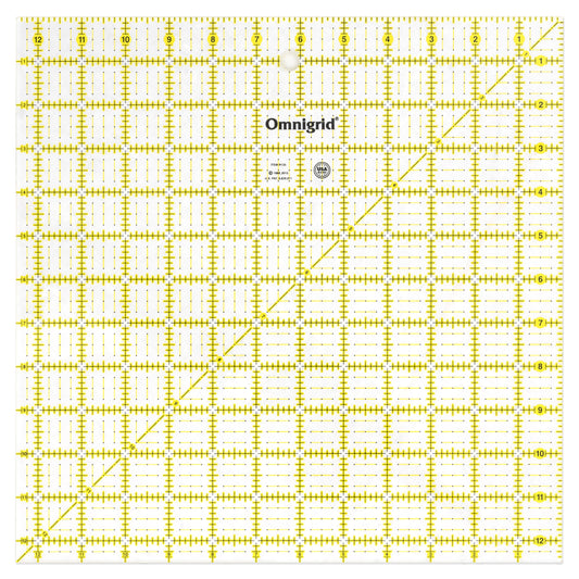 Square Ruler, 12-1/2" x 12-1/2"